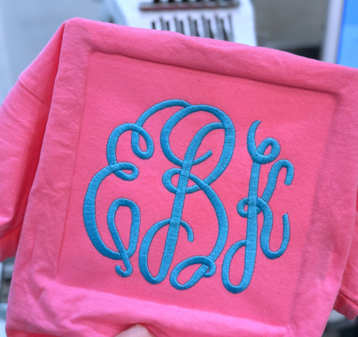 Classic initial tee