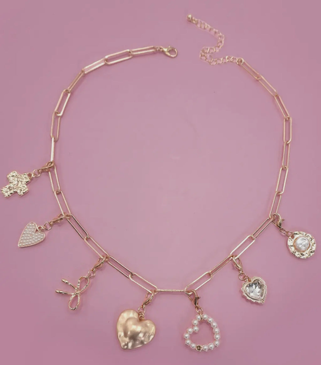Gold Charm Necklace