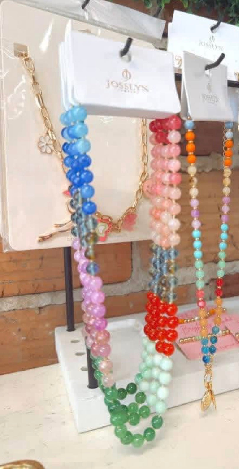 Colorful Glass Beaded Necklace