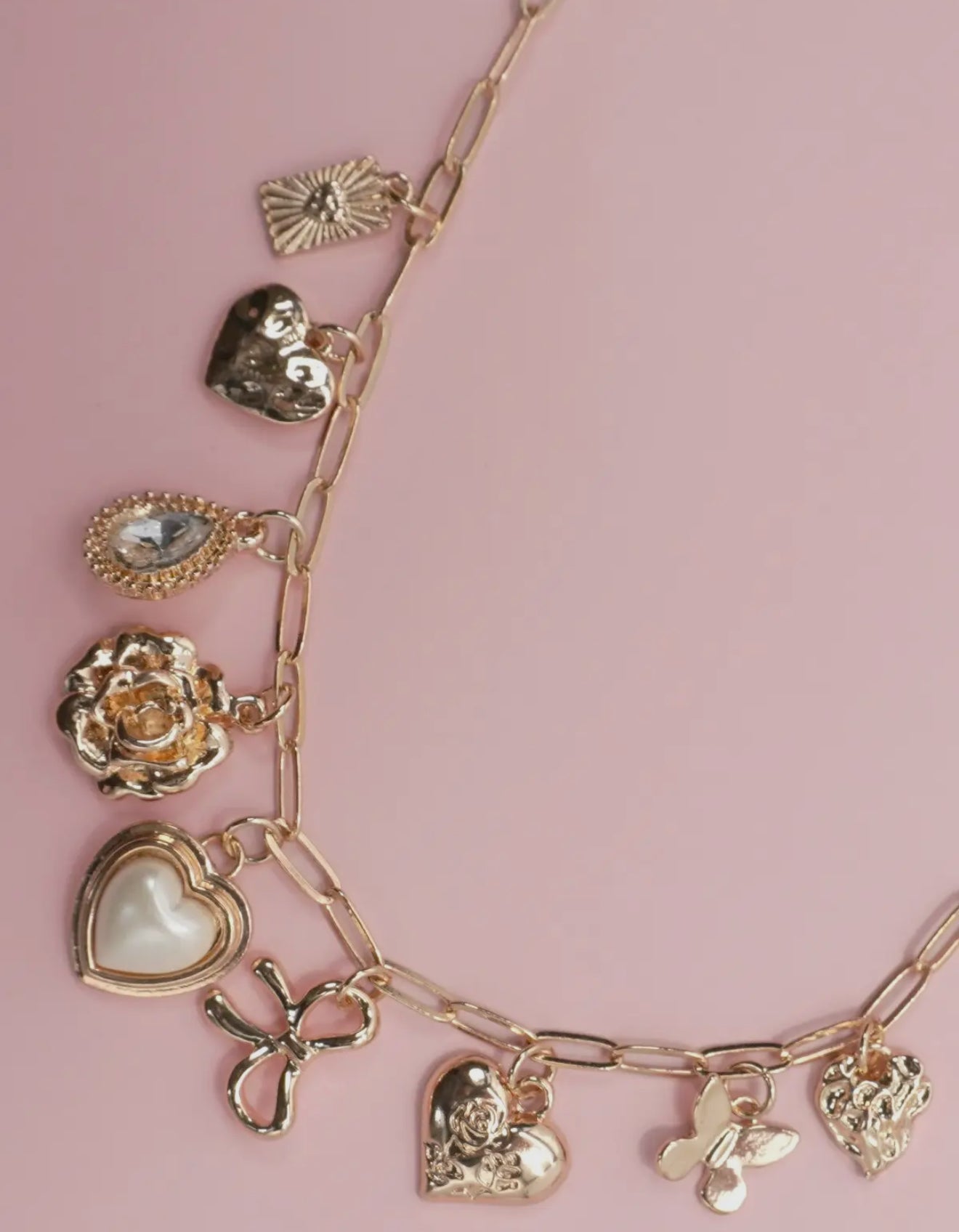 Gold Charm Necklace