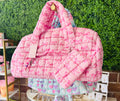 Bow Scrunch Duffle with Coin Purse