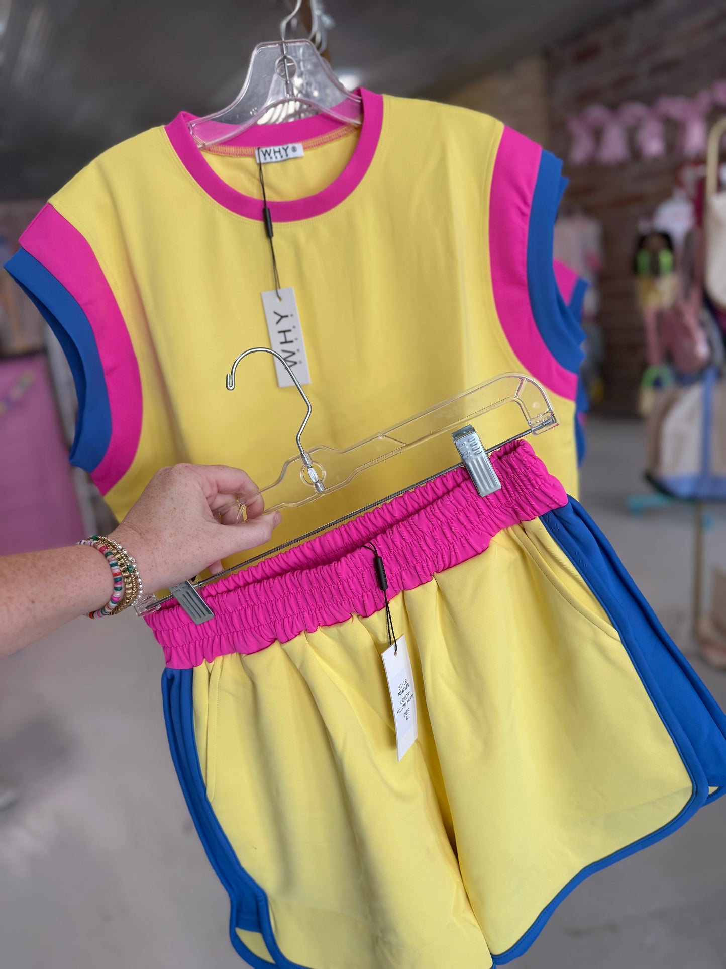 Women's Multicolor Short Set