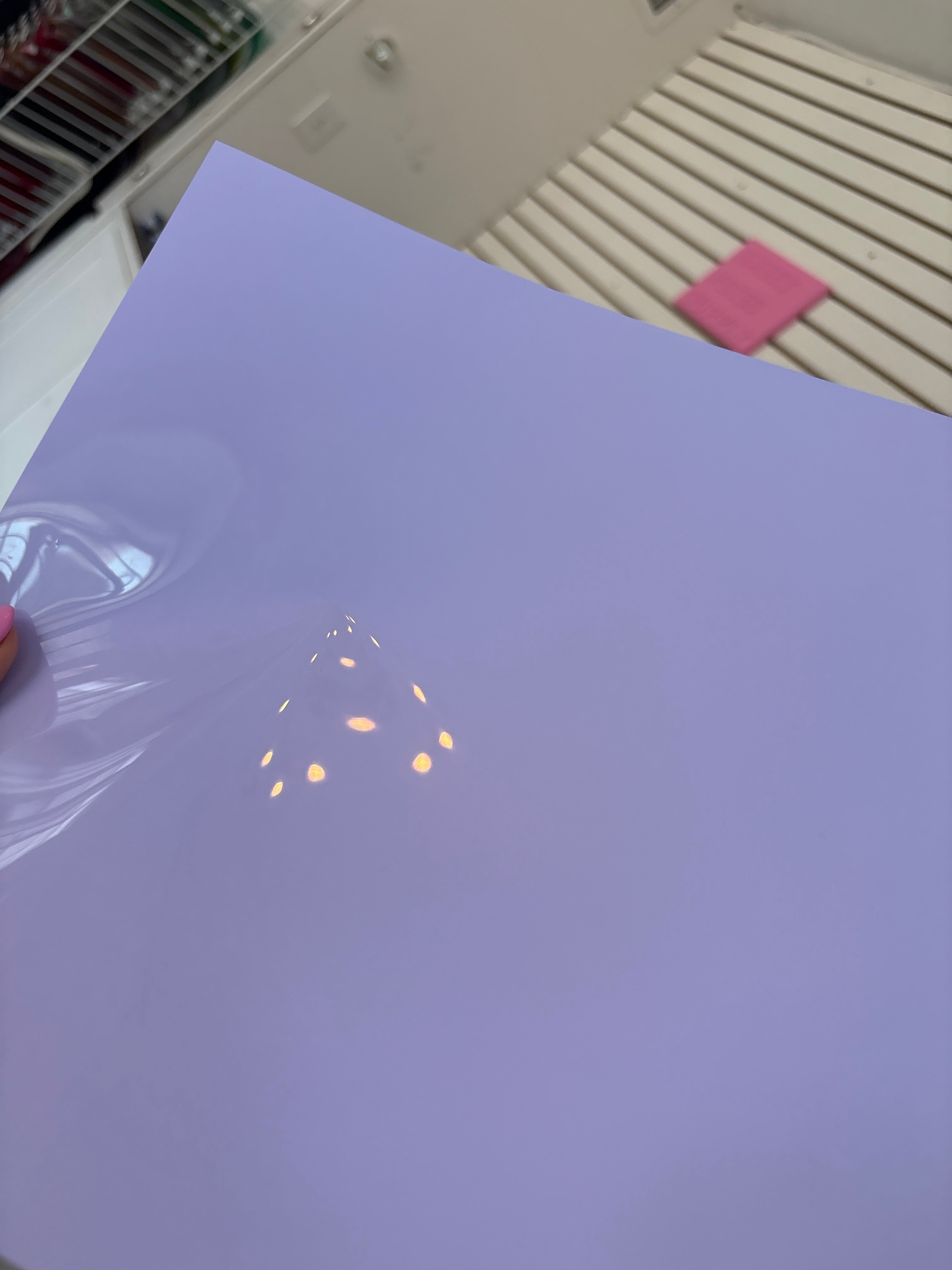 Blue and purple Vinyl