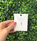 Pearl Cross Necklace