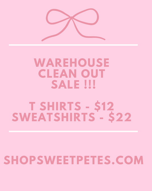 Warehouse sale