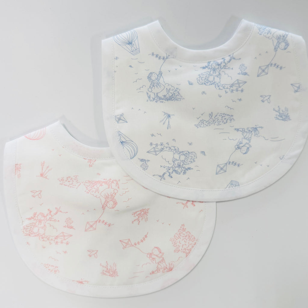 Toile Tales Bibs & Burp Cloth