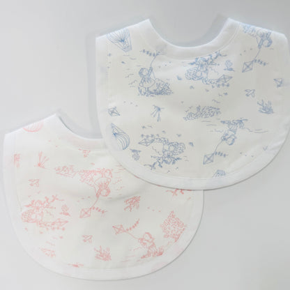 Toile Tales Bibs & Burp Cloth