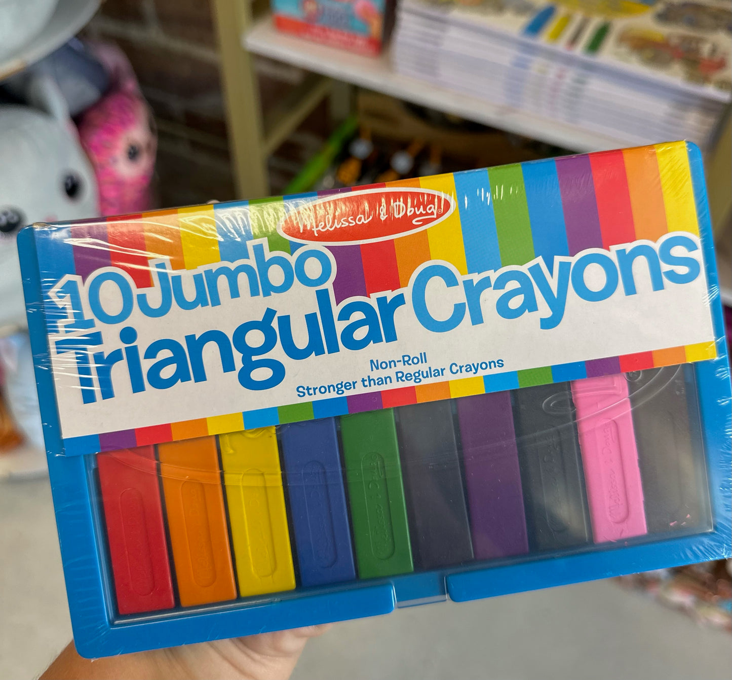 Melissa and Doug Jumbo Triangular Crayons