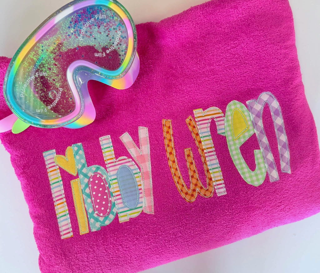 Solid beach towel