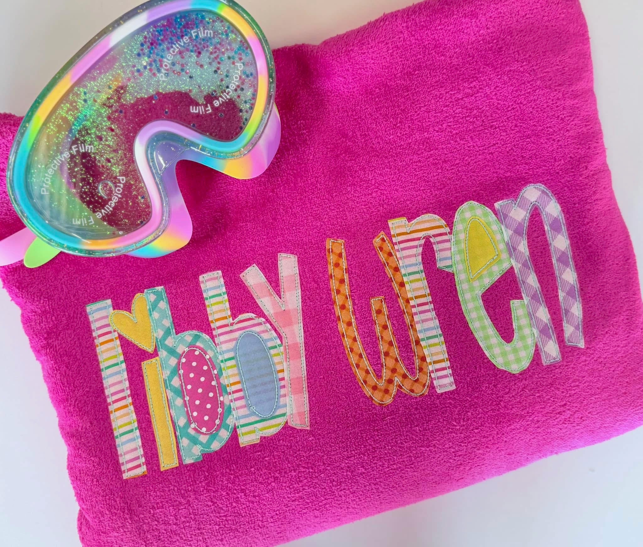Solid beach towel