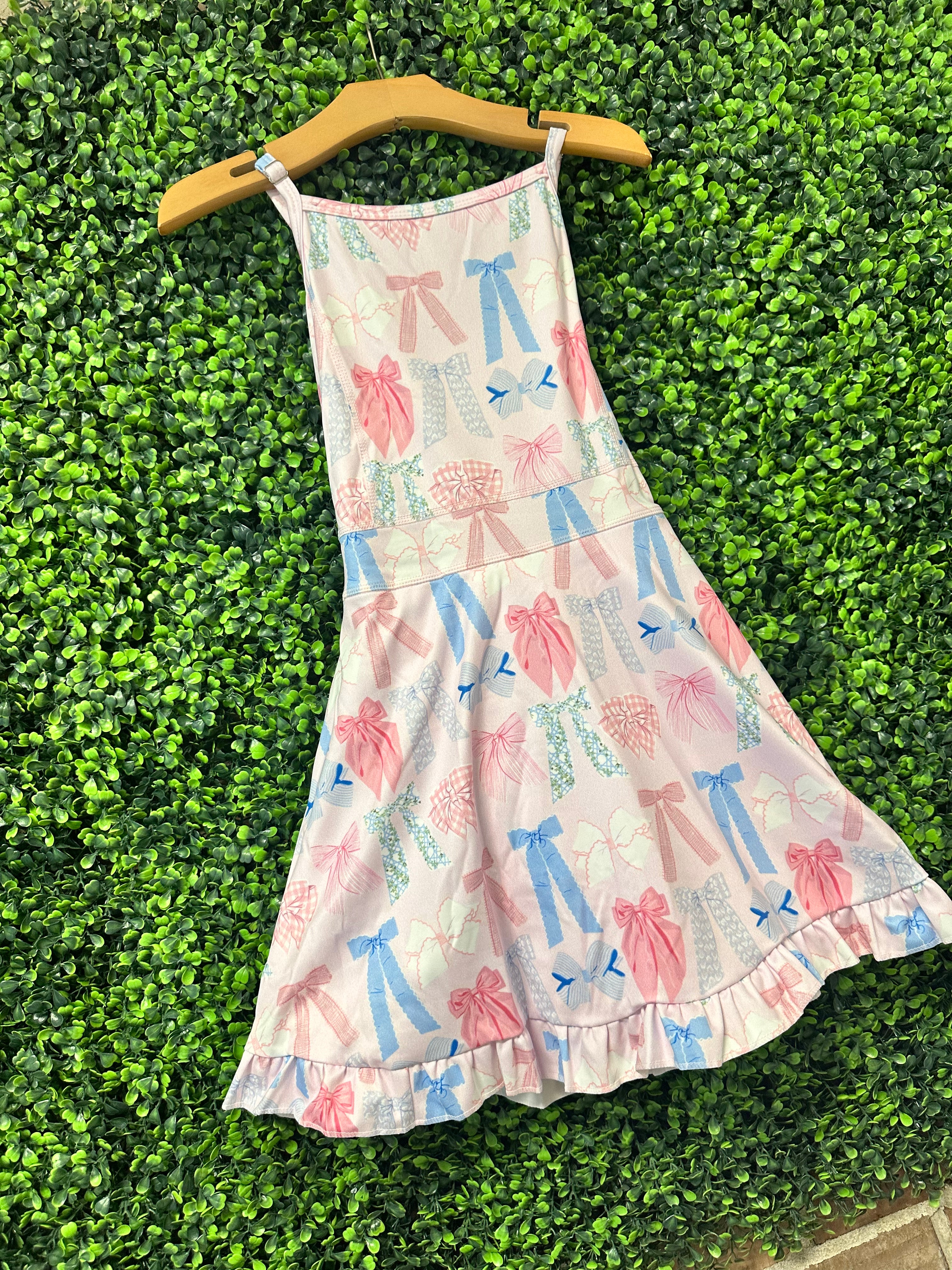 Girl's Bow Athletic Dress