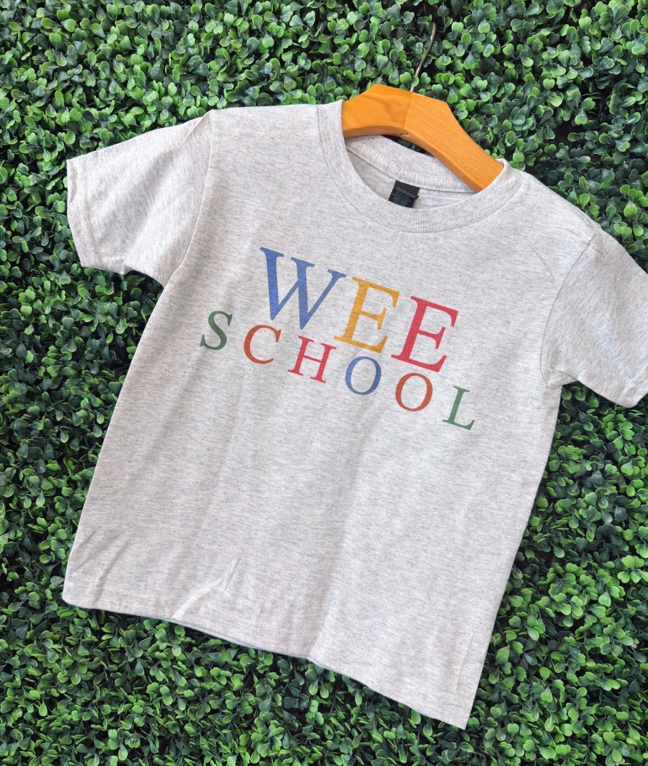 Primary colors wee school tee