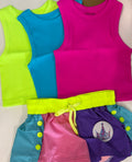 Girl's OSFM Ribbed Neon Tank