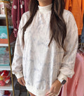 Women's Camo Mock Neck