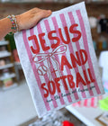Jesus and softball tee