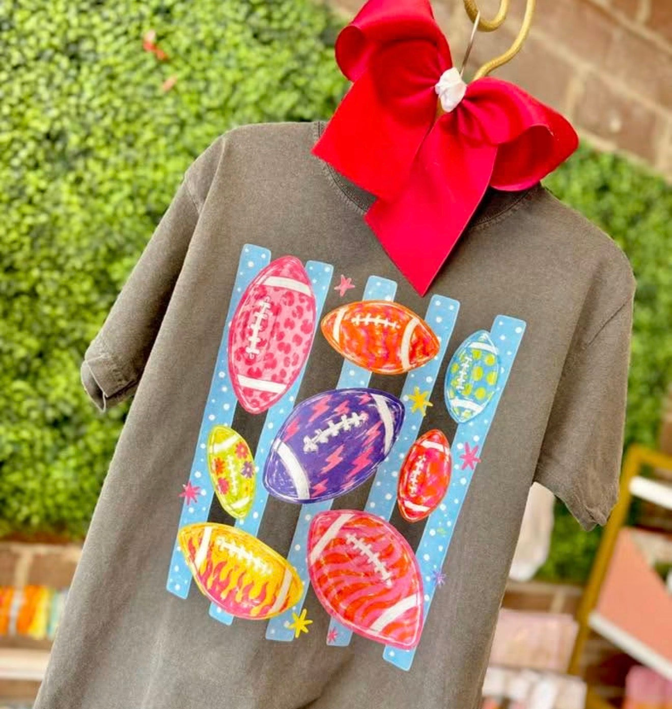 Football graphic tee