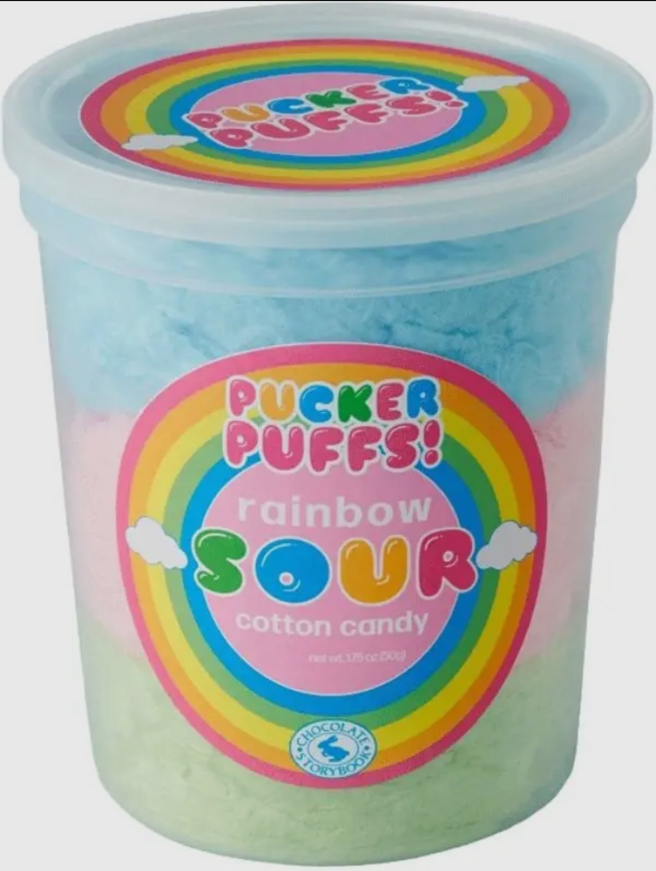 Rainbow Sour Cotton Candy