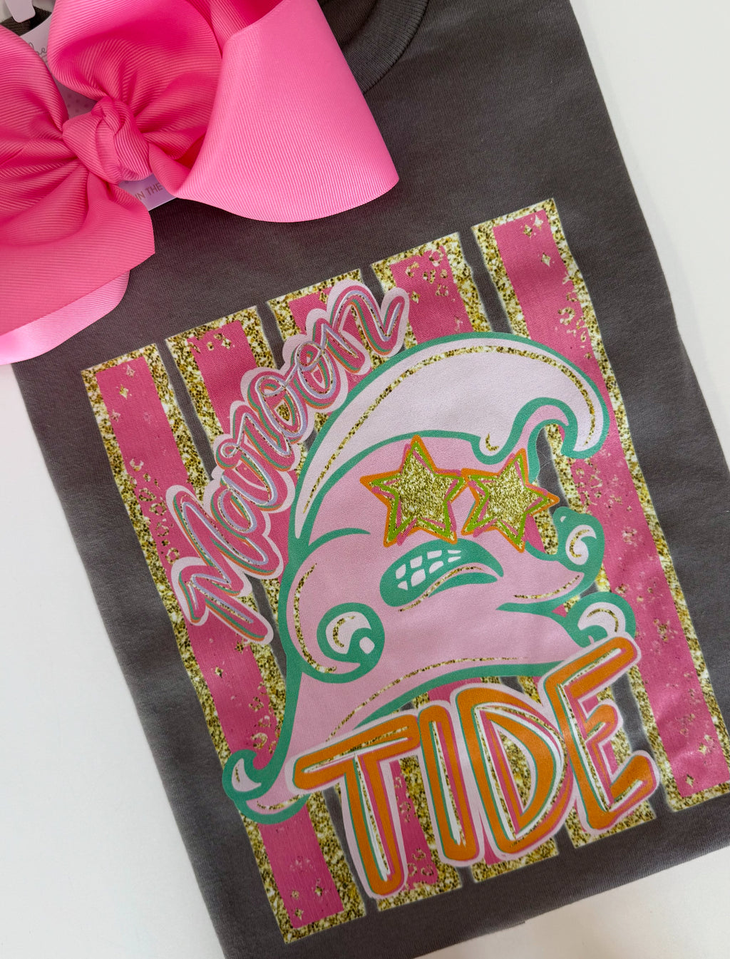 Glitter mascot tee