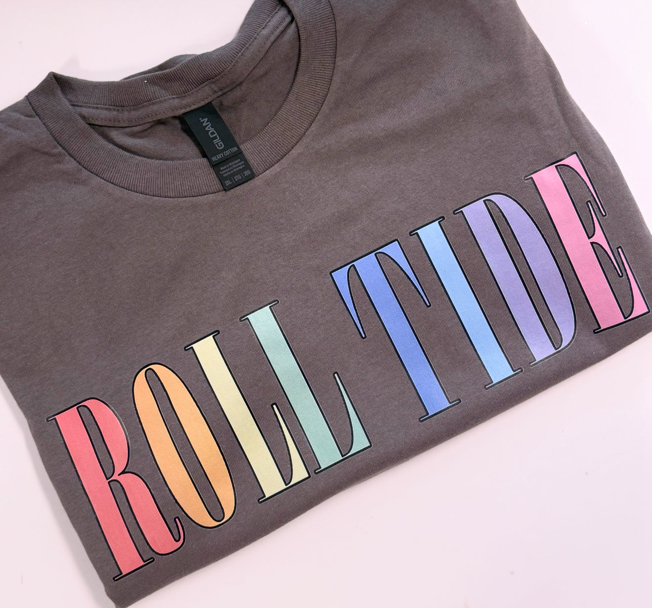Color pallet school tee