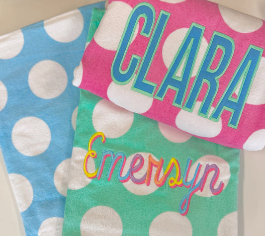 Polka Dot Beach Towel