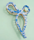 Bow Claw Clip with Gold Accent