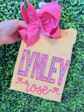 Fly away appliqué tee