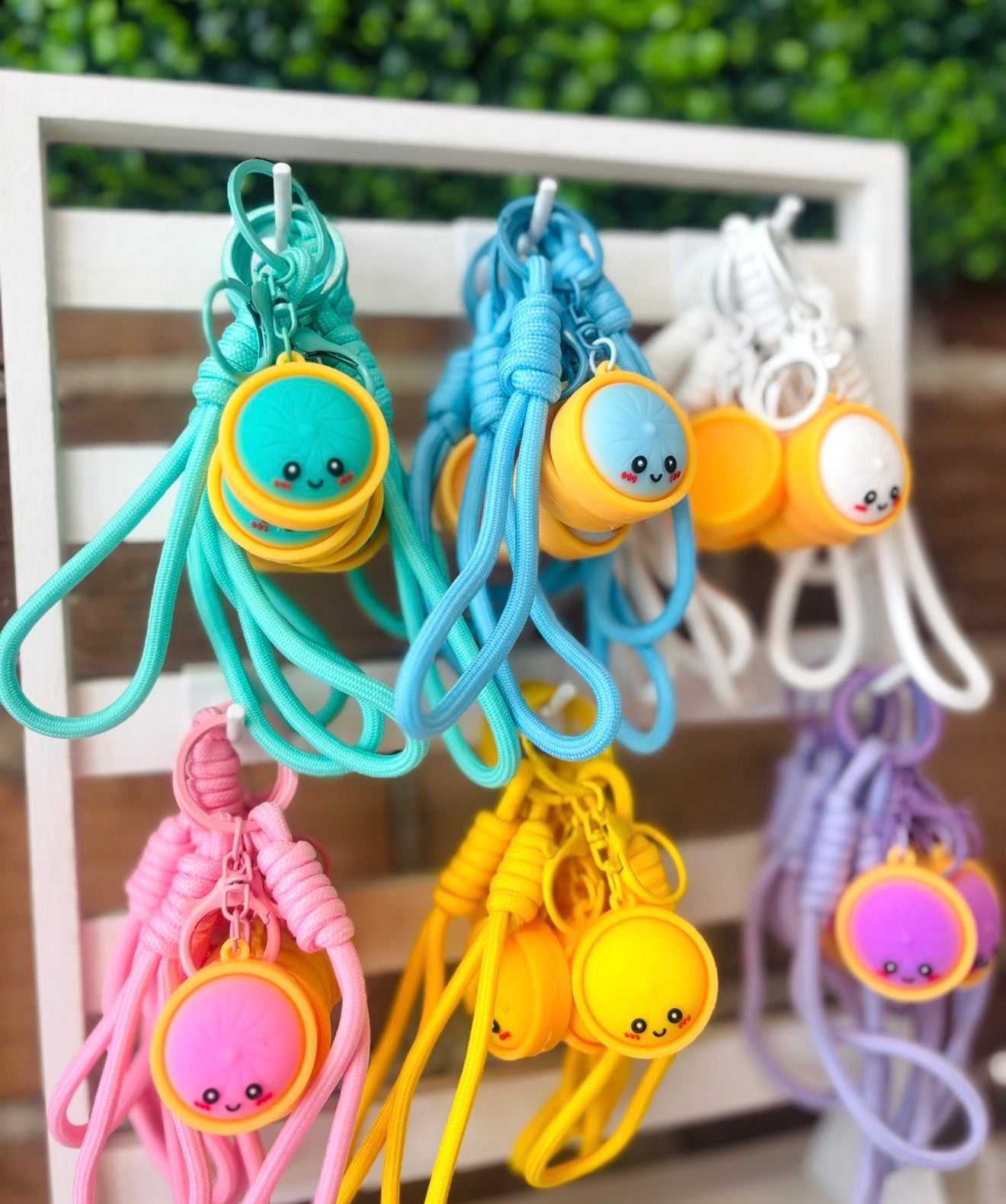 Smiley Dumpling Keychain