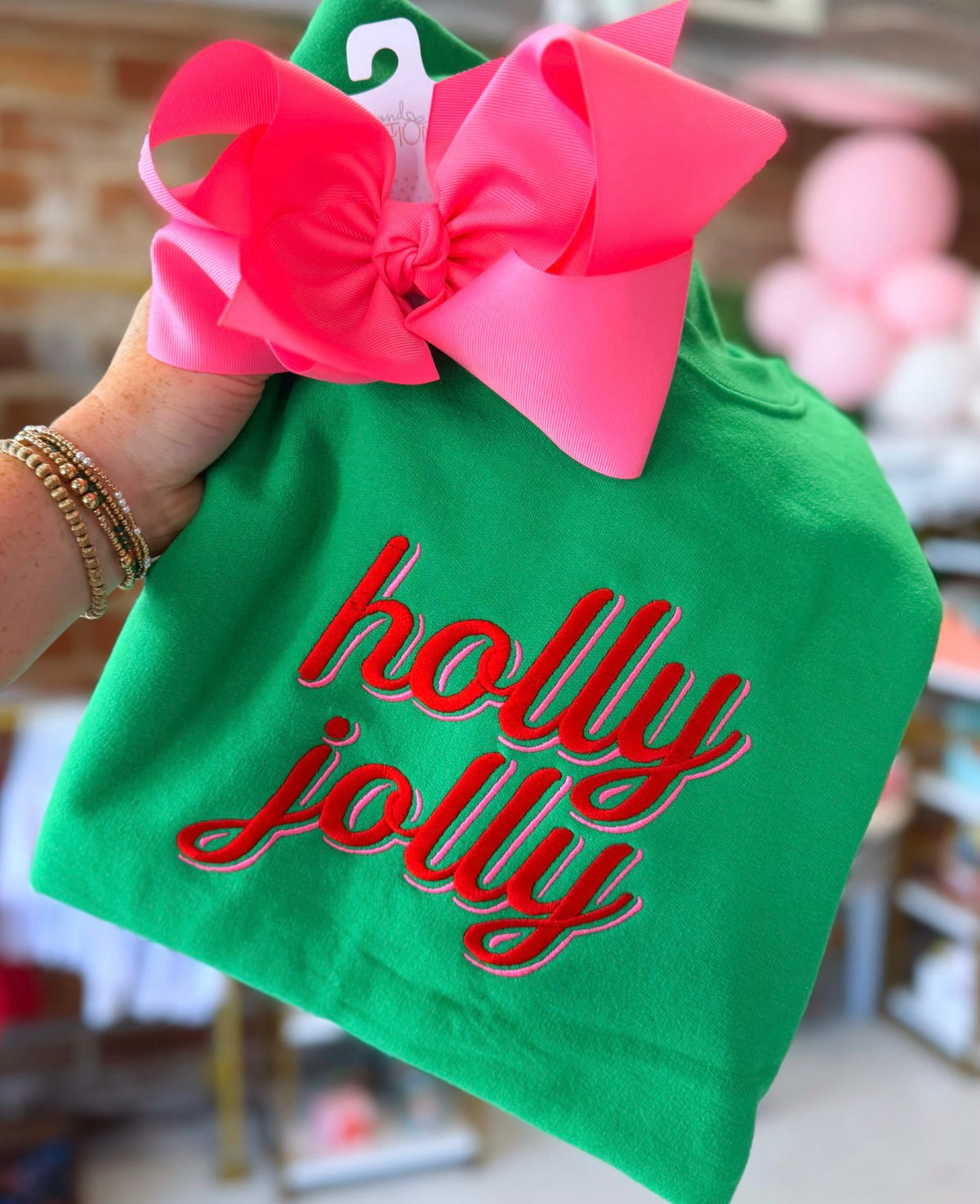 Holly jolly shadow sweatshirt