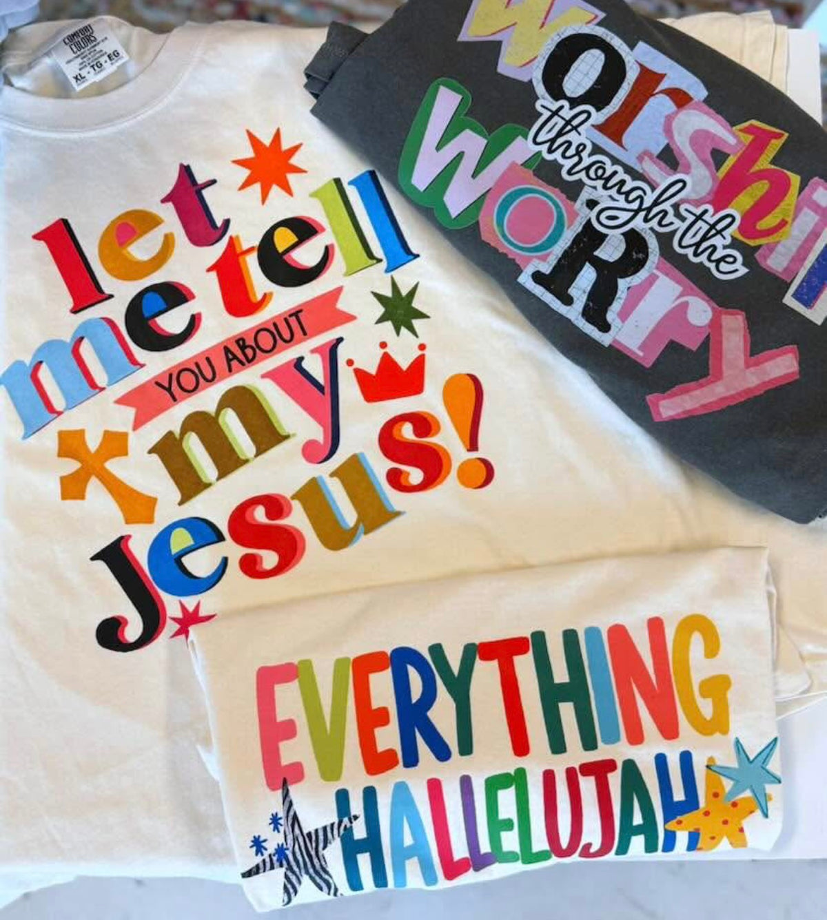Inspirational tee drop