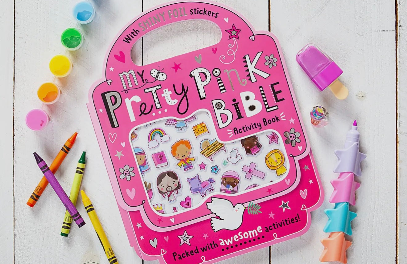 Pretty Pink Bible Activity Book