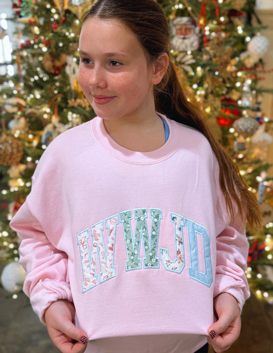 Youth WWJD appliqué
