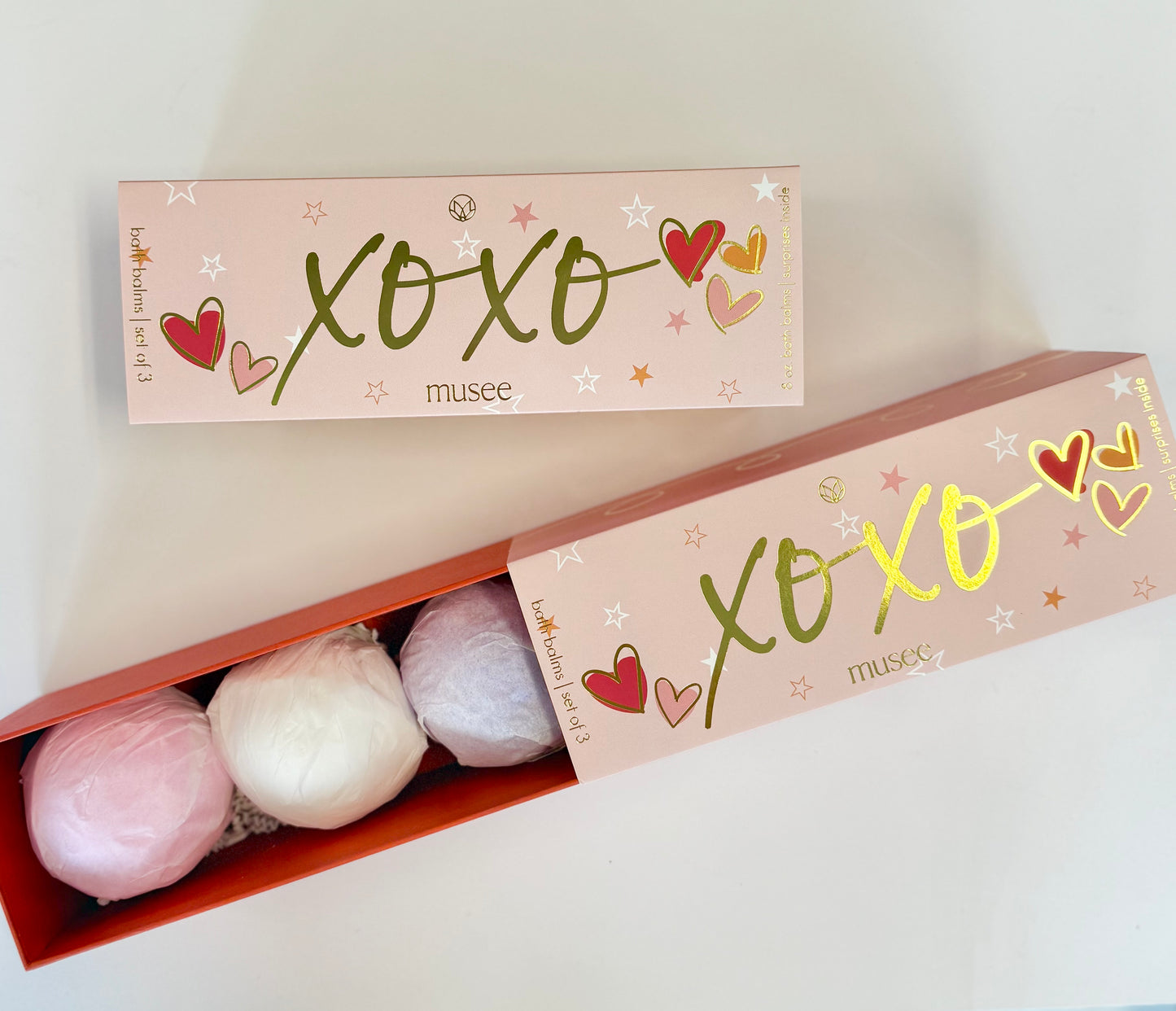 XOXO set of 3 bath balm set