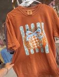 Pumpkin stripe tee