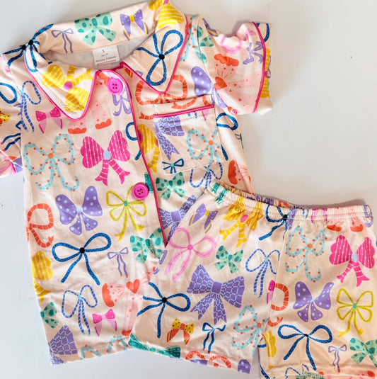 Girl’s Bow Pajamas