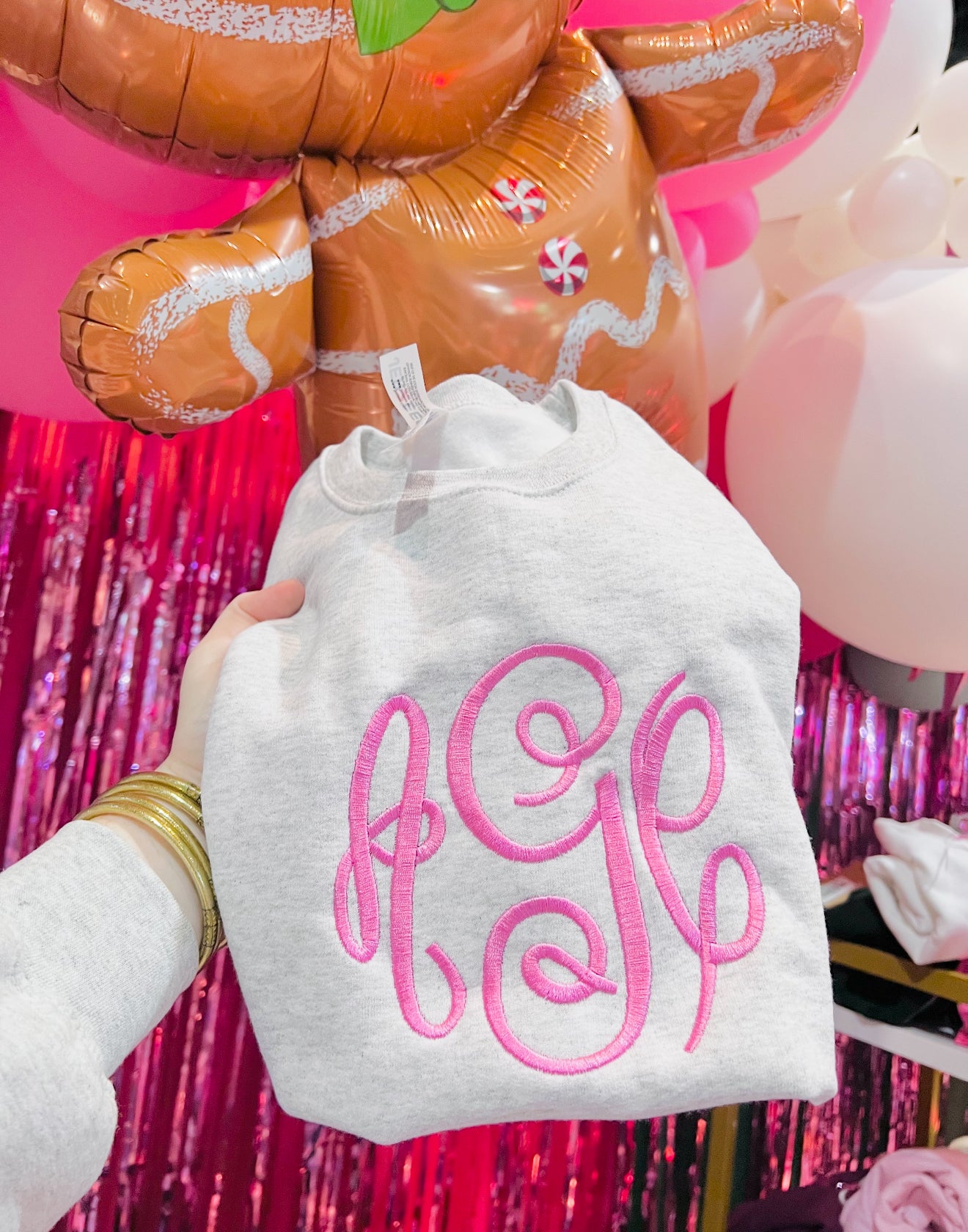 Classic initial sweatshirt