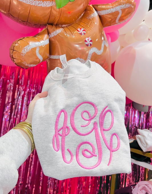 Classic initial sweatshirt