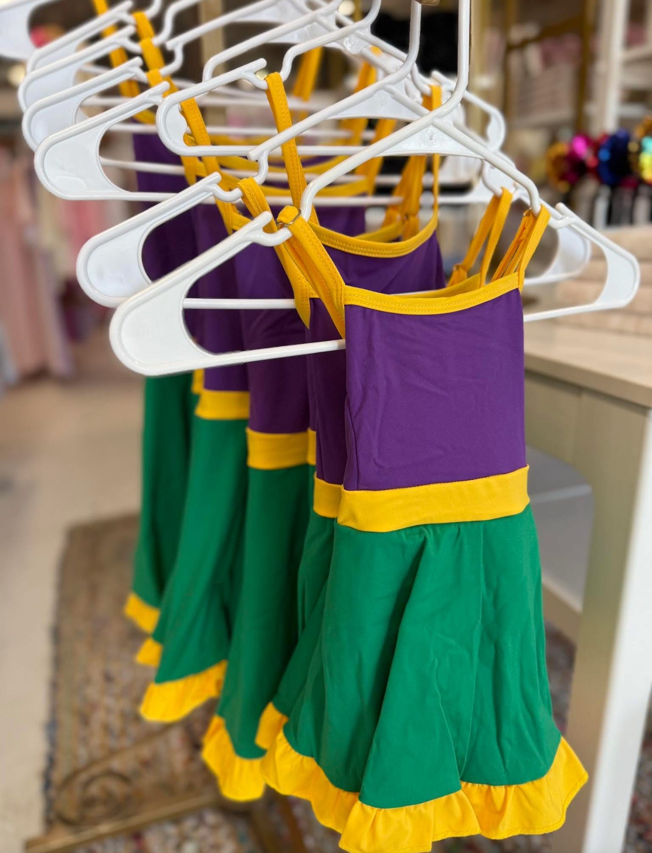 Girl’s Mardis Gras Athletic Dress