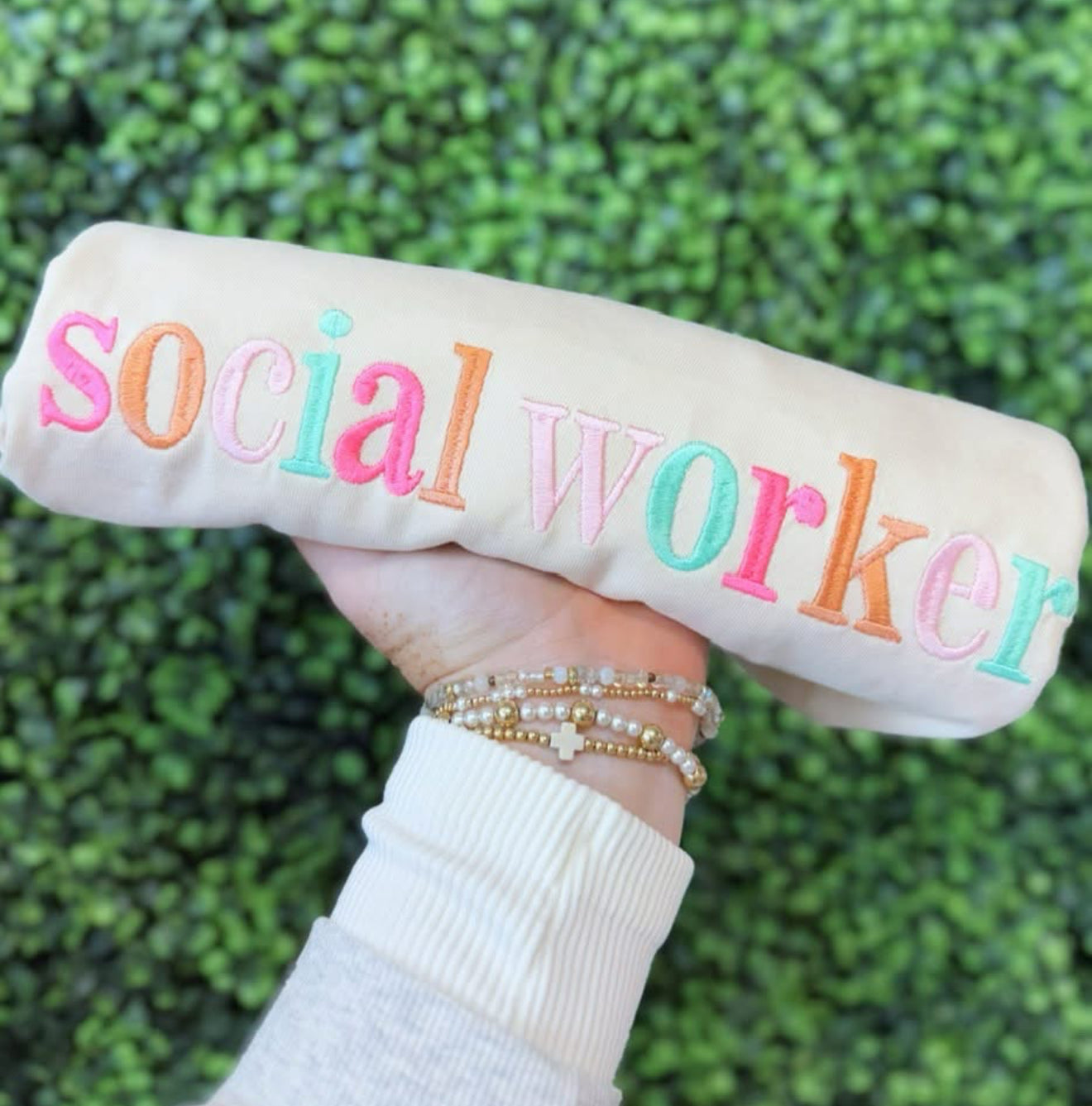 Ivory with dreamsicle