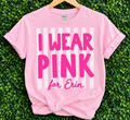 Pink for Erin tee