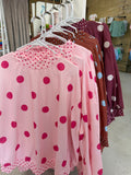Polka dot sweatshirt