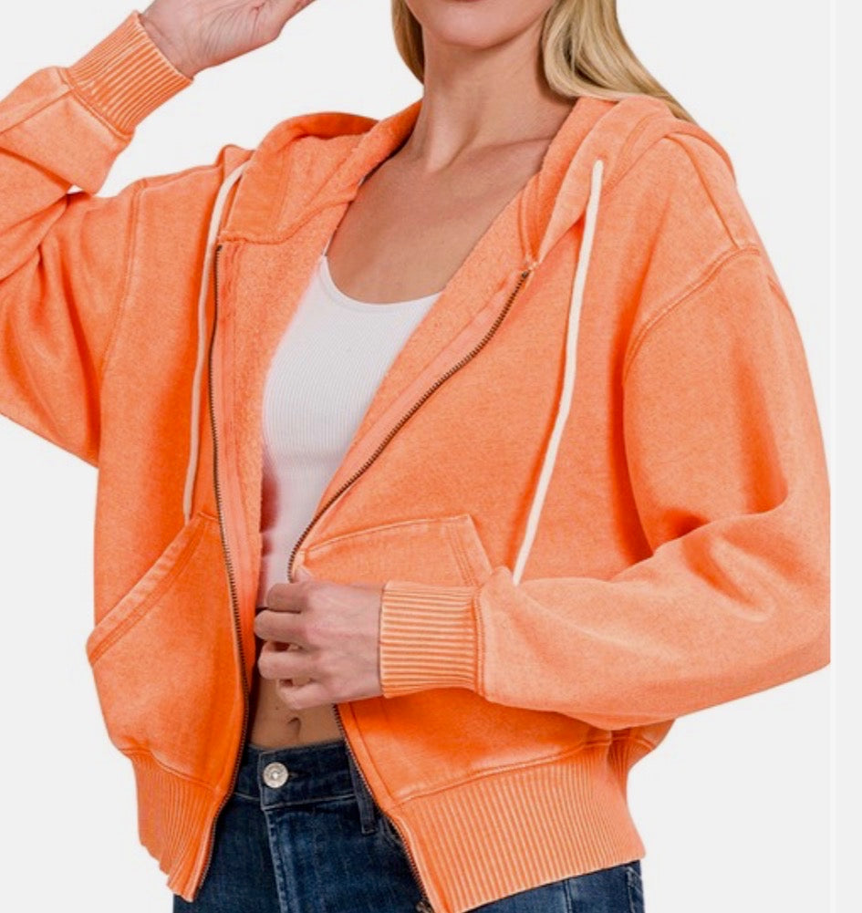 Zenana Women's Zippered Jacket