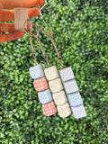 Keyboard fidget keychain