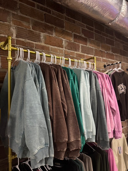 Zenana Cross Neck Sweatshirt