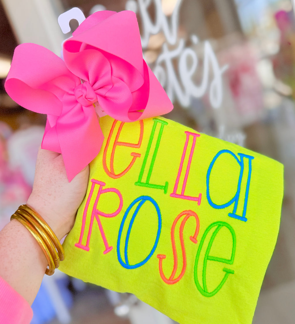 Neon tee