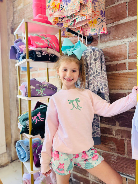 Mystery ribbon sweatshirt