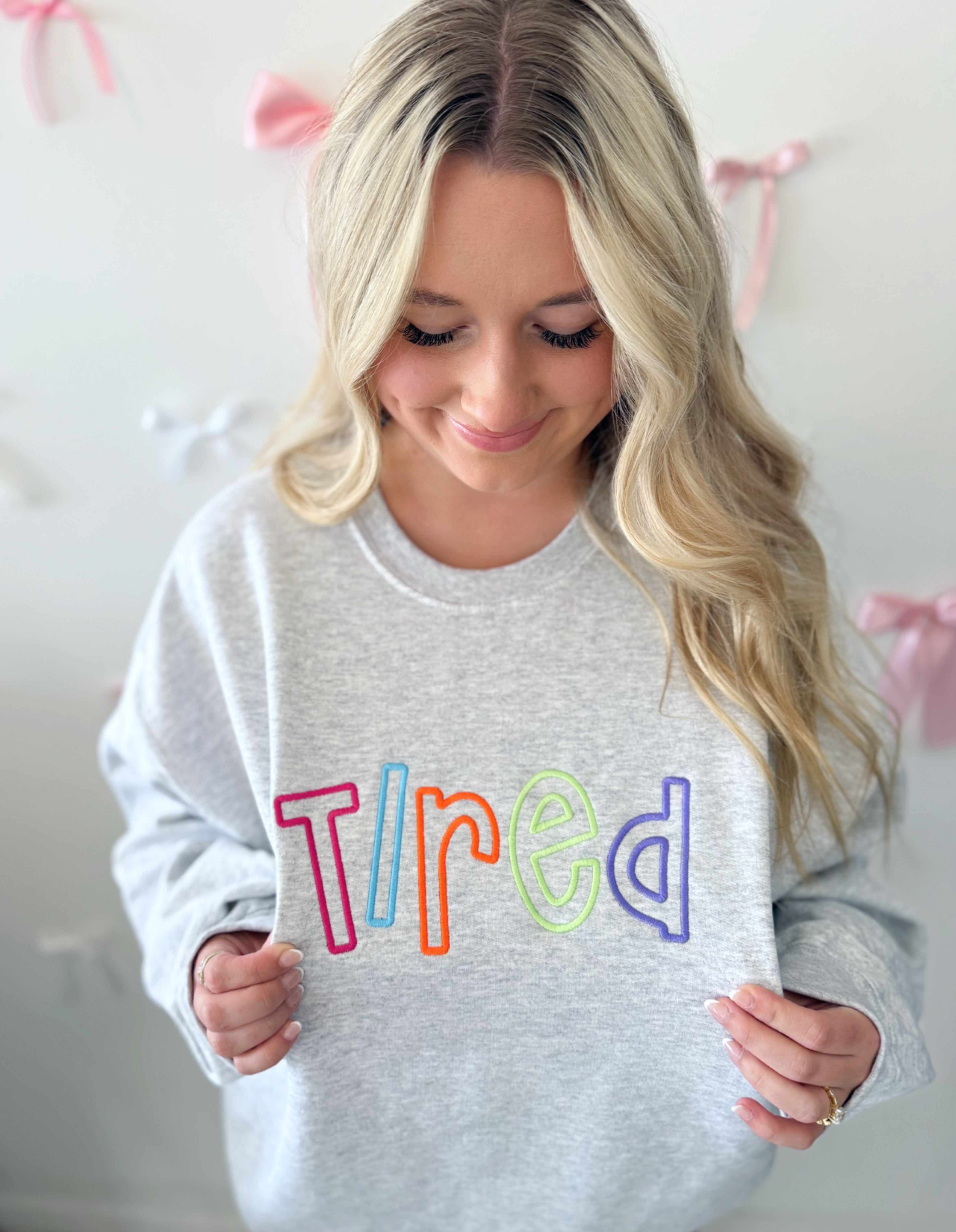 Tired sweatshirt