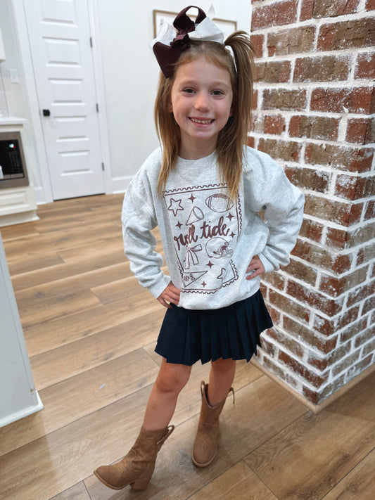 Team stamp sweatshirt