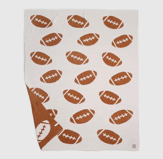 Printed throw blankets