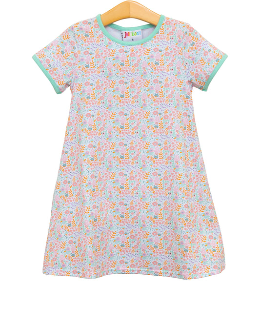 Floral swing dress