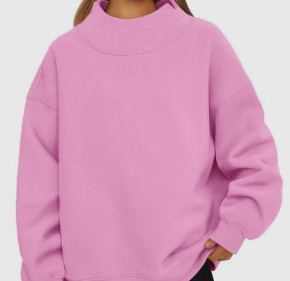 Mock neck sweater